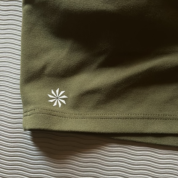 Athleta Crop Tank Sports Bra M Green - Picture 3 of 6